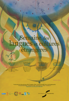 Affiche semaine des langues et cultures étrangères